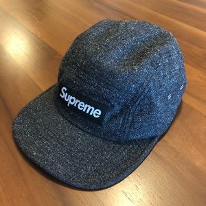SOLD Supreme Box Logo Wool Camp Hat Gray